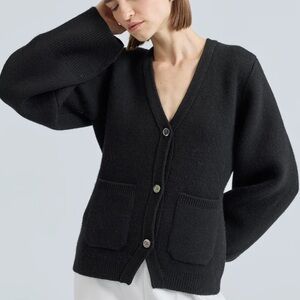 NWT Almina Wool Barrel Sleeve Sweater